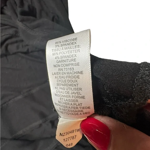 Cable and Gauge Women’s Hooded Mesh Long Sleeve Shirt Size 2X Swimsuit Cover B50 - Picture 10 of 10